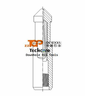 Oilfield Slickline Pear Drop Rope Socket For Wireline Tool String